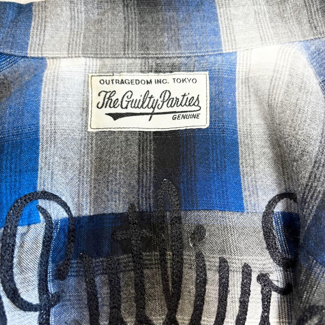 WACKO MARIA THE GUILTY PARTIES 長袖ネルシャツ S