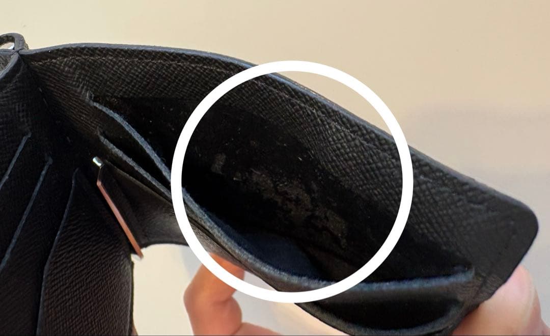 LOUIS VUITTON ダミエ　マネークリップ　二つ折り財布