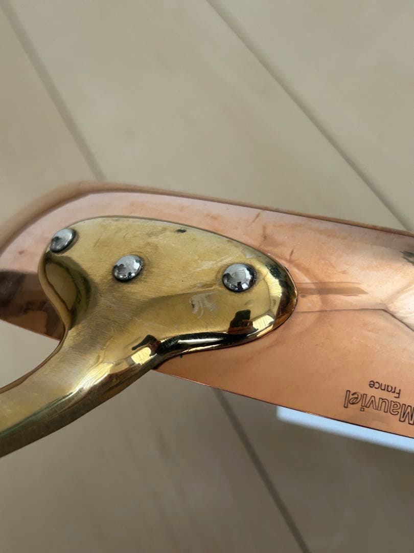 トロＭＡＵＶＩＥＬ（ムヴィエール）フライパン銅（スズメッキ） 30cm