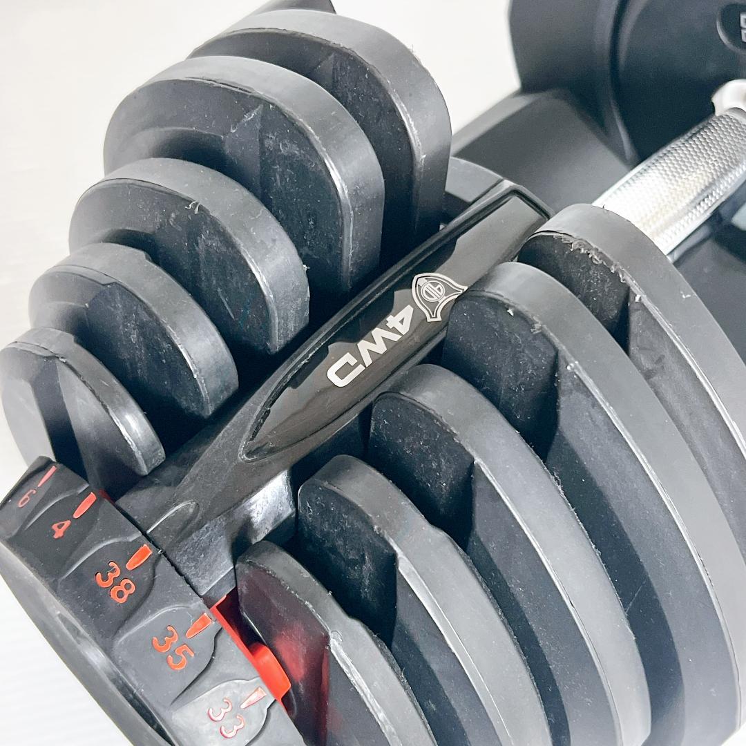 【良品✨送料込】可変式ダンベル 38kg 1個目　4WD正規品