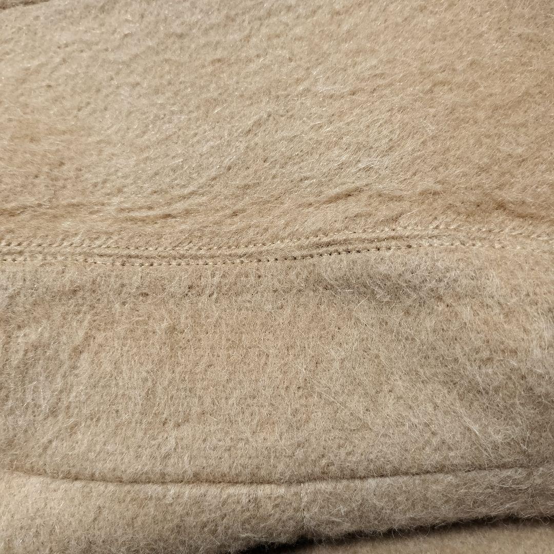 【バーバリーブルーレーベル】 Aラインコート　ノバチェック柄　ベージュ 38