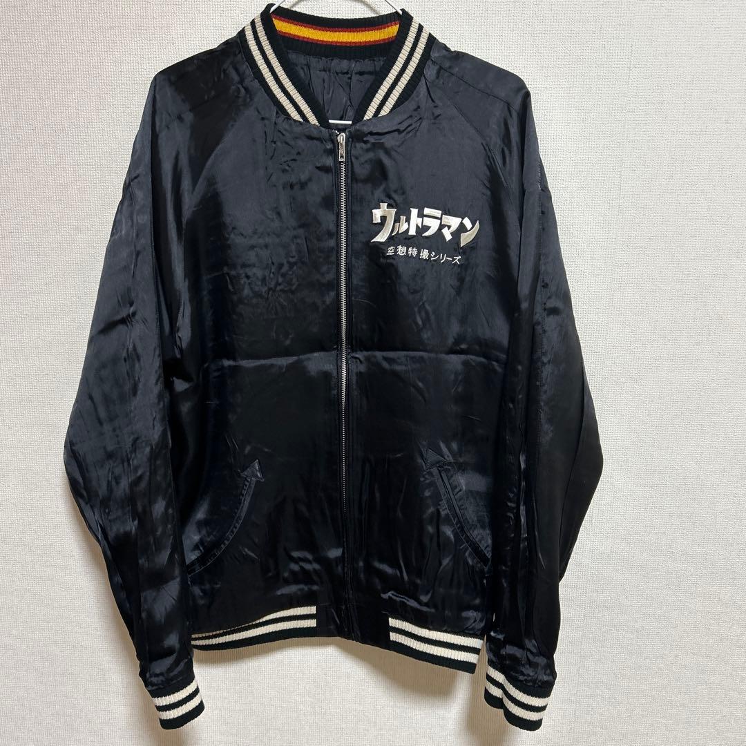 新品　XLスカルワークス　ウルトラマン　メフィラス星人　スカジャン　リバーシブル