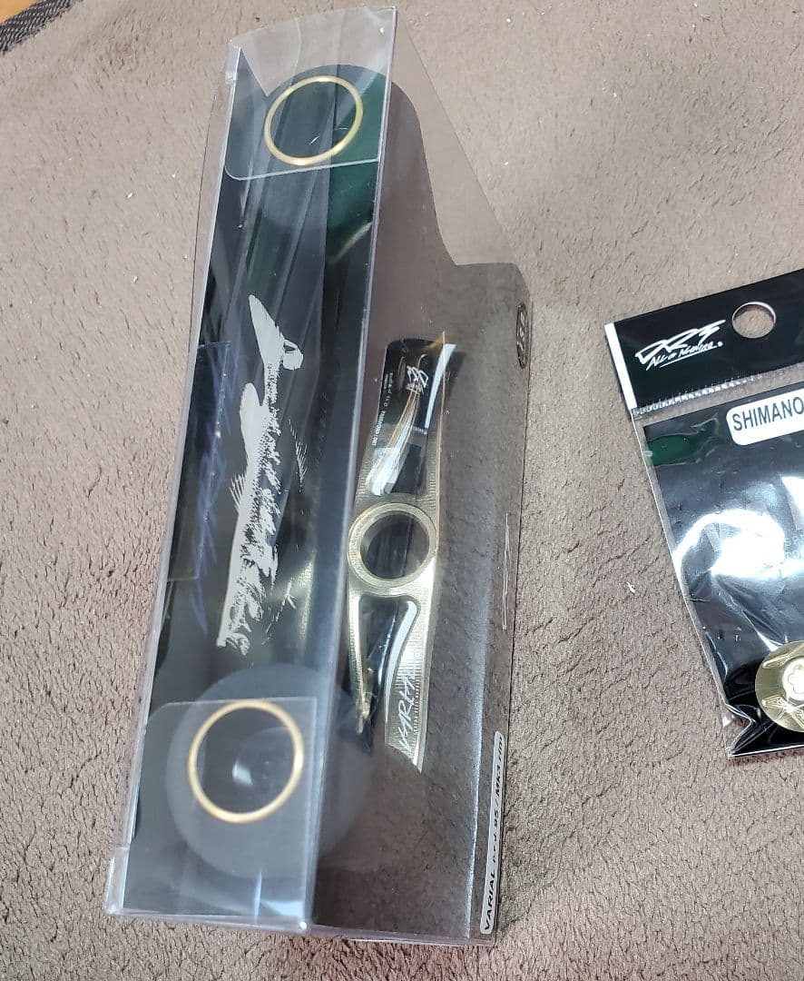 DRTバリアルハンドル95 GOLD mk3rim センターナット付きシマノ左