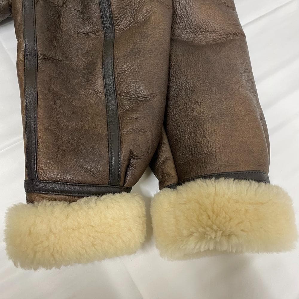 ◆URBAN HILLS フライト ジャケット リアルムートン　01022