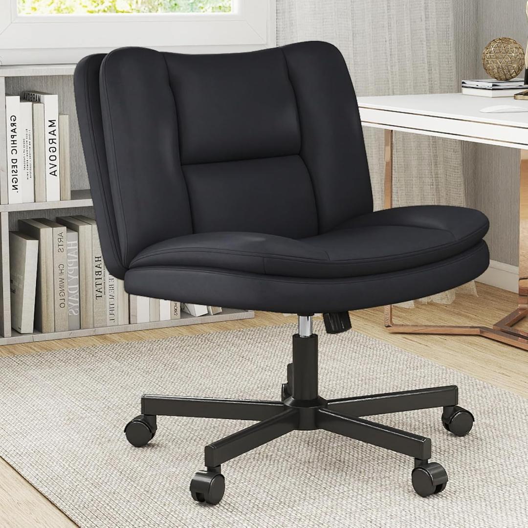 デスクチェア あぐらチェア ソファチェア ブラック