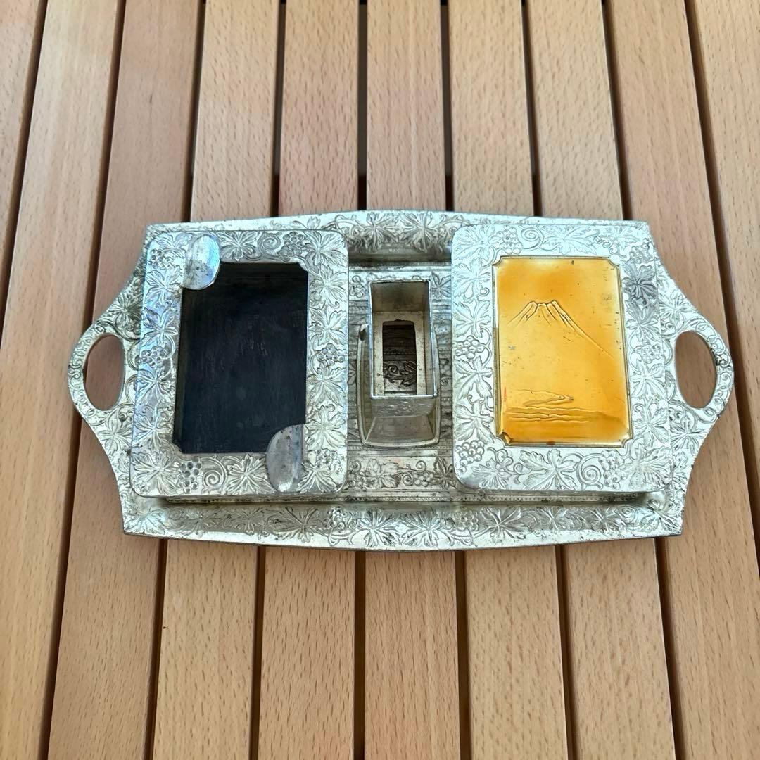 超希少OCCUPIED JAPANの刻印 ビンテージ　 アンティーク 灰皿 和柄