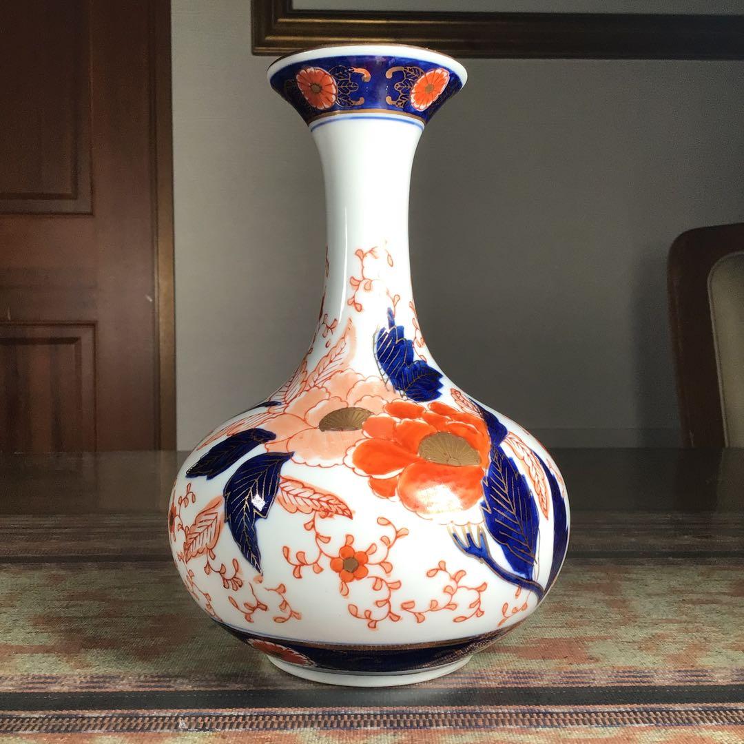 『フォロうー特価』　GOLD IMARI 伊万里焼　花瓶