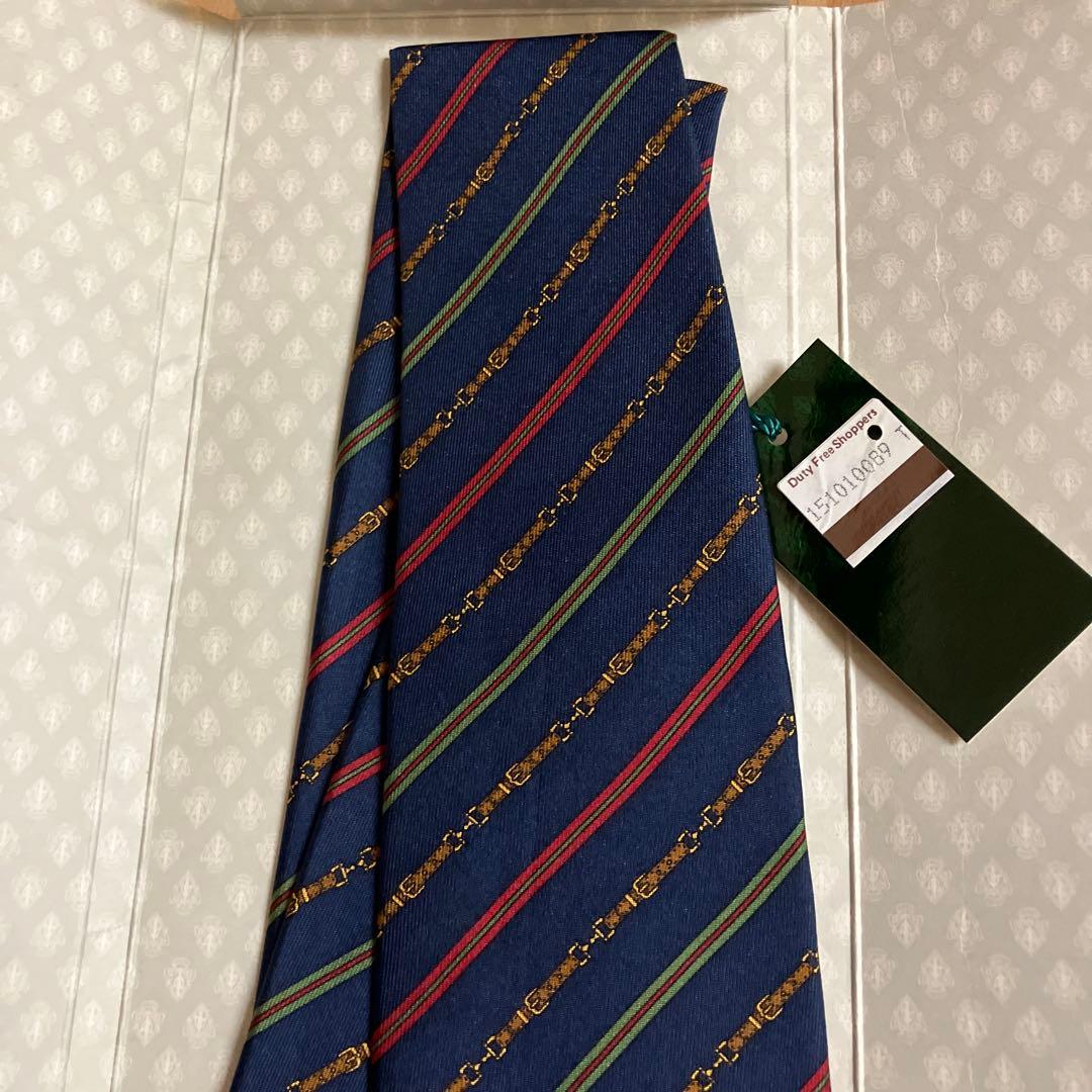 新品タグ付き✨希少GUCCI✨オールドグッチ　ヴィンテージ　ネクタイ