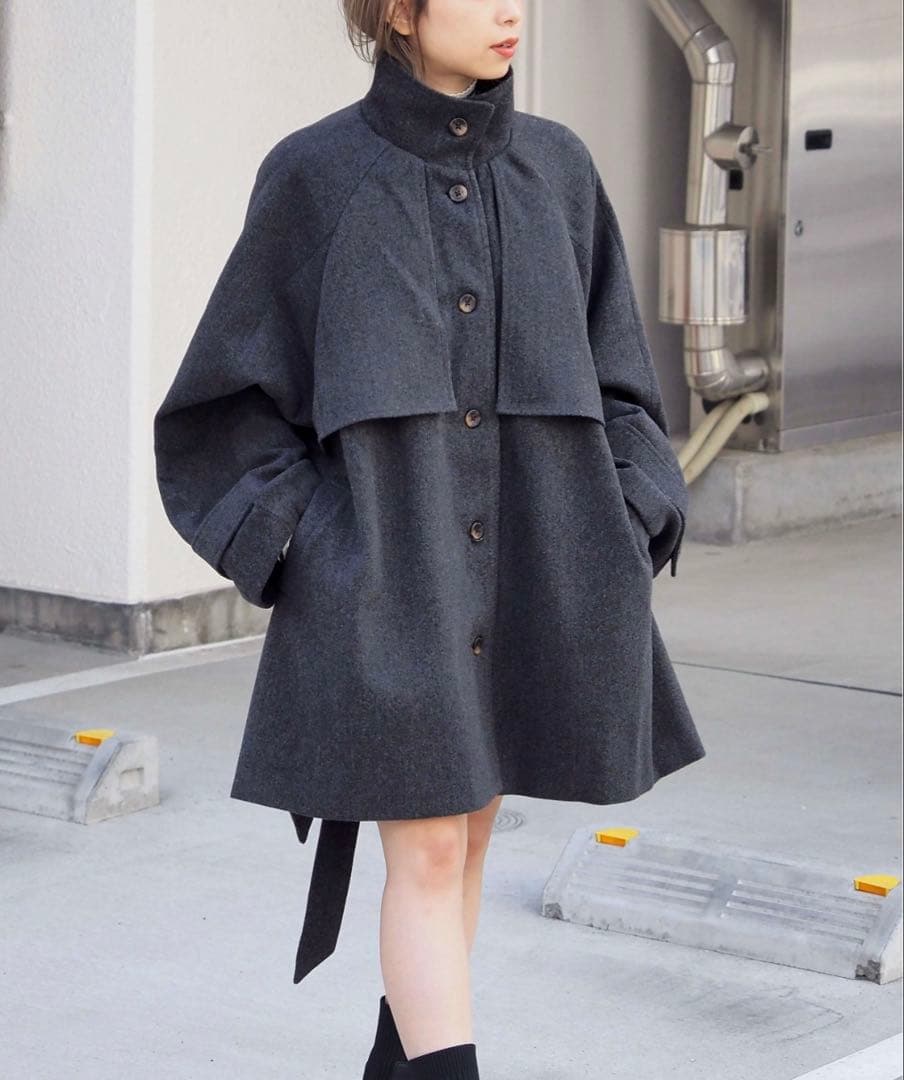 tiptop ミドル丈トレンチコート(F)