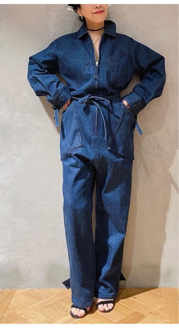 VIOLETTE ROOM　デニムオールインワン　VR243818