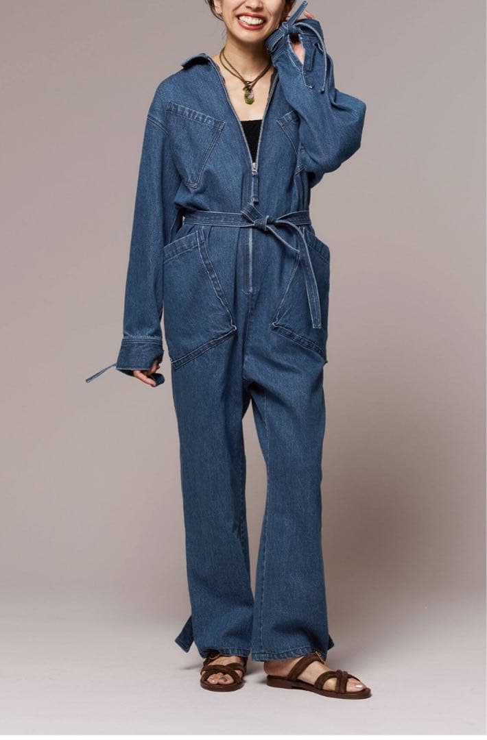 VIOLETTE ROOM　デニムオールインワン　VR243818