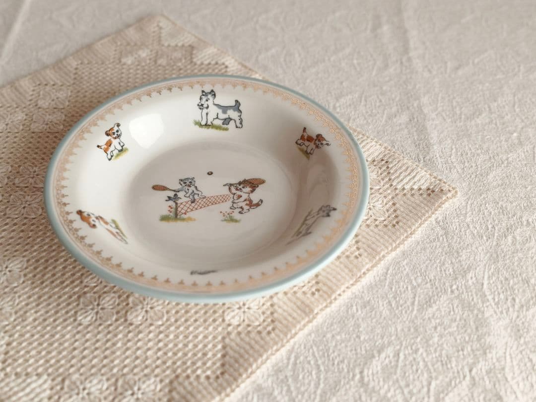 【アナベルさま】vintage limoges ❀ どうぶつ達の 可愛いプレート