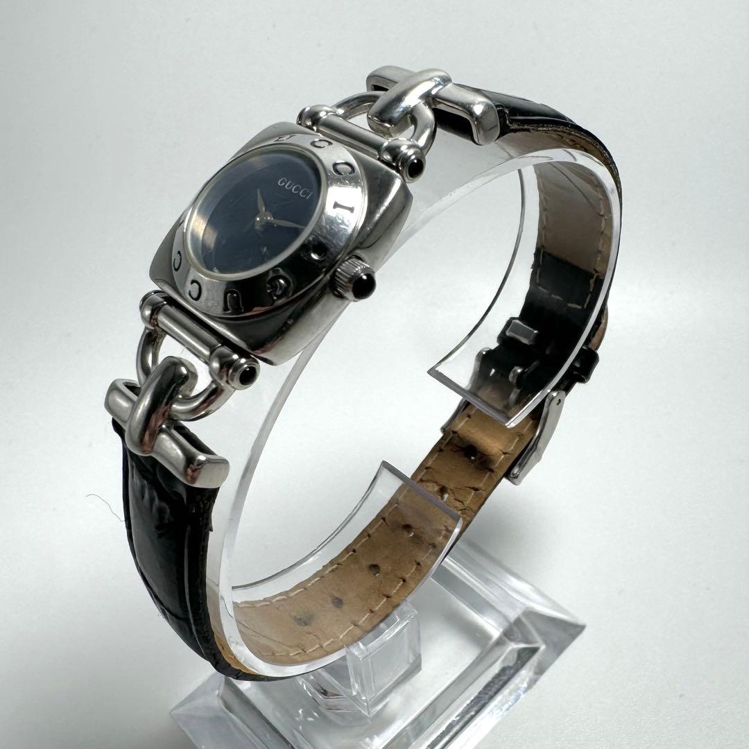 美品★稼働品★GUCCI 6300L レディース クォーツ腕時計 電池新品