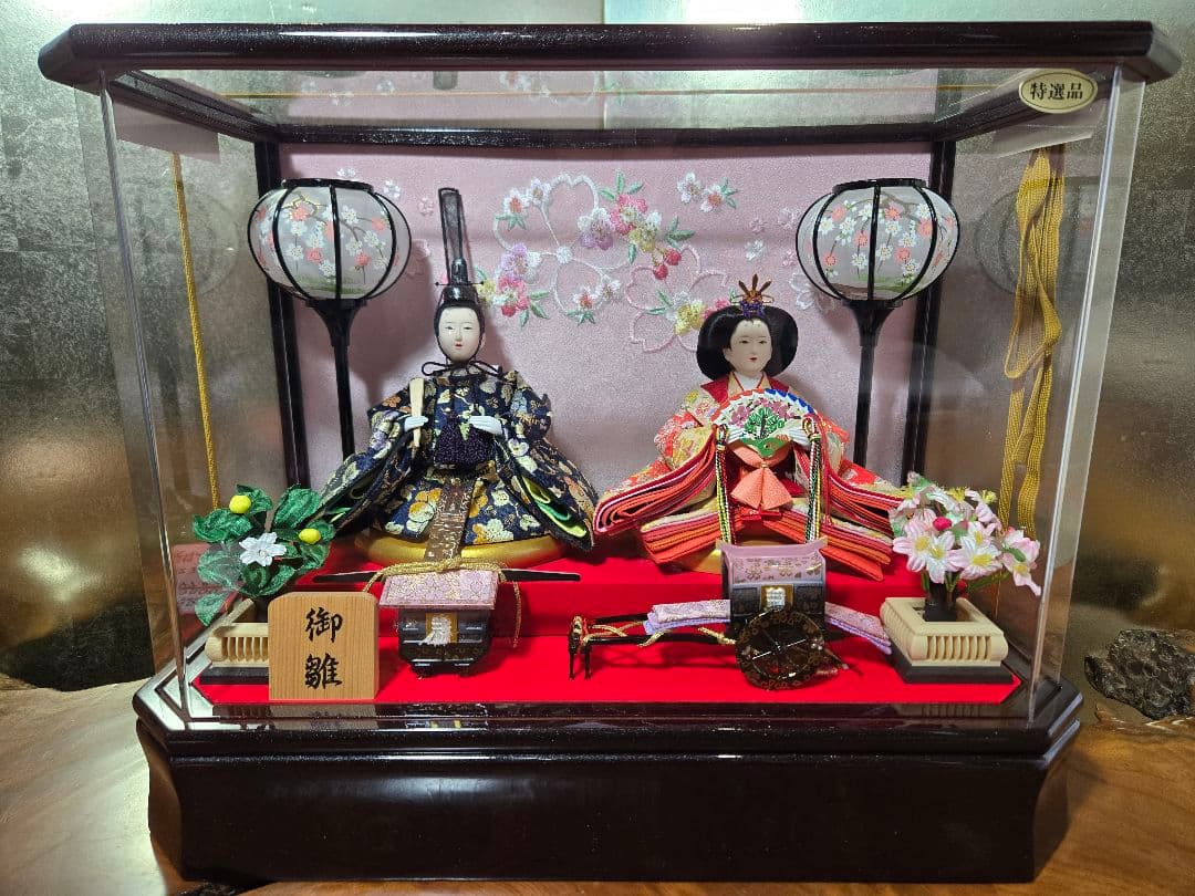 【一点限り】雛人形 ケース飾り　K26