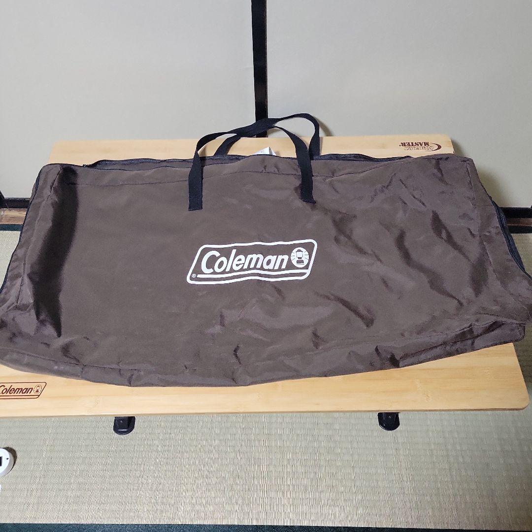 Coleman 折りたたみテーブル ナチュラルウッド