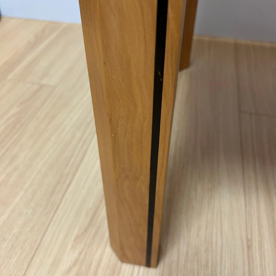 高級　御影石　ローテーブル サイドテーブル　スクエア　正方形　木製　北欧