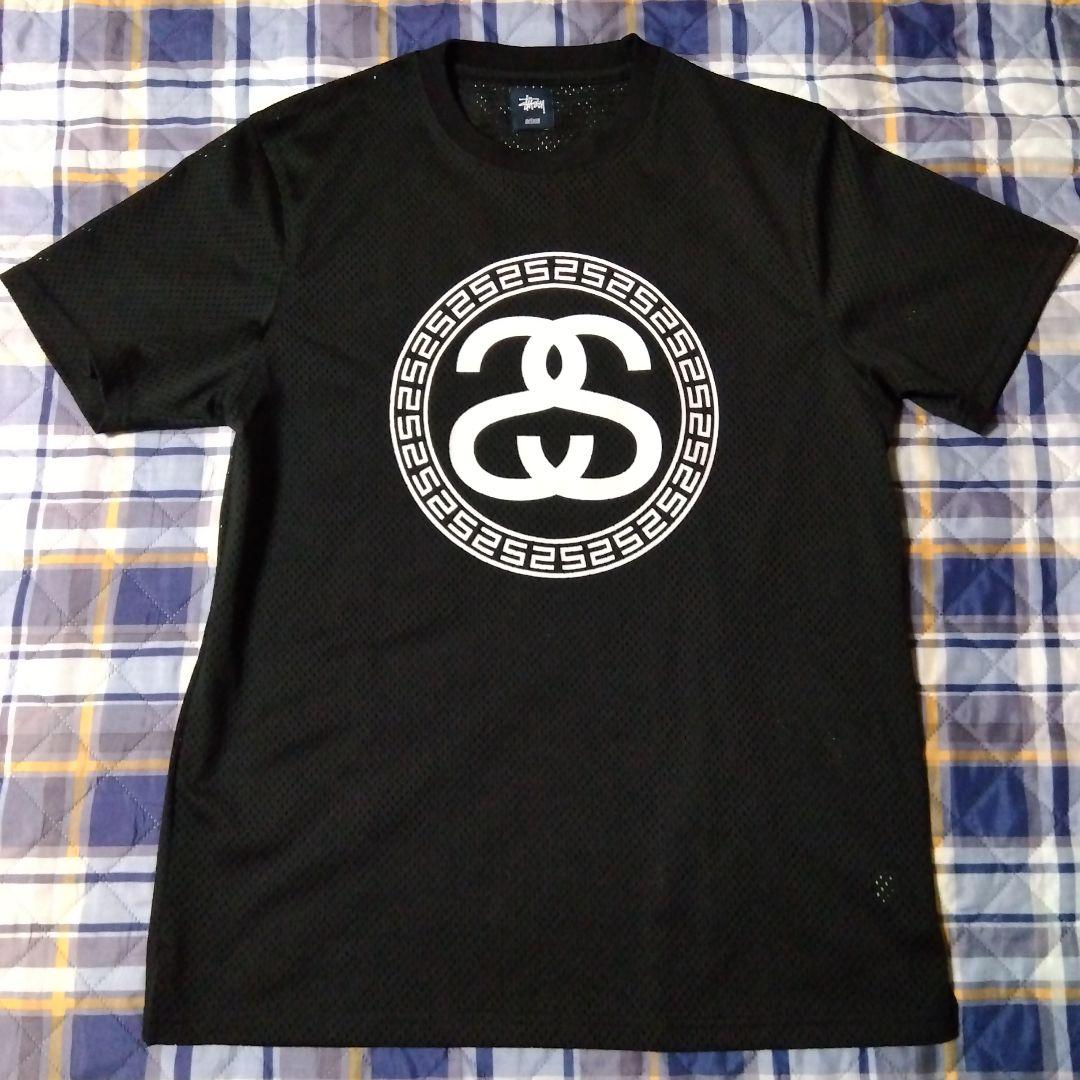 ゆ*あ様 90s old Stussy ブラック メッシュ Tシャツ