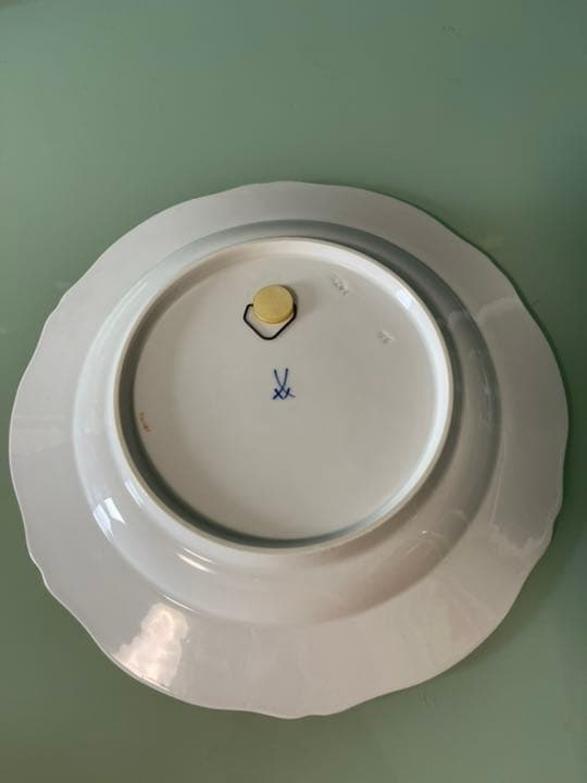 103マイセンプレート3点「人魚姫」「菊」「三つ花」掛け皿　meissen未使用