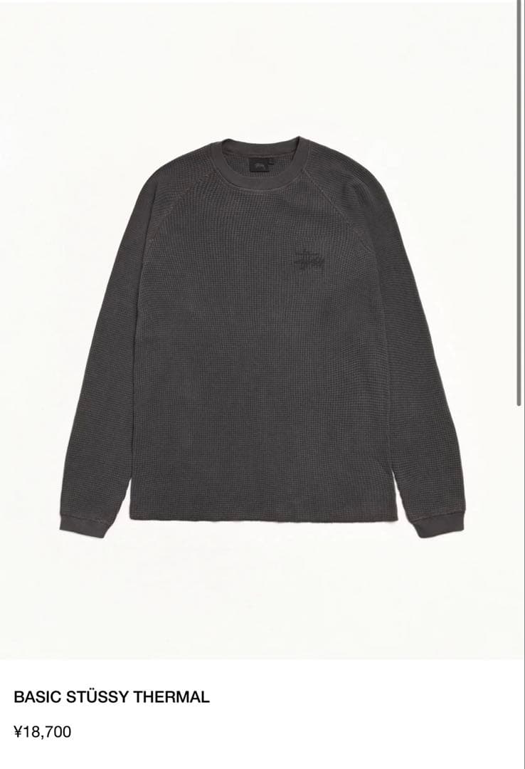 完売品モーガン蔵人着用 THERMAL バックプリント サーマル　BZ84