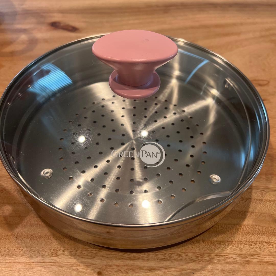 GREENPAN セラミック鍋セット ピンク