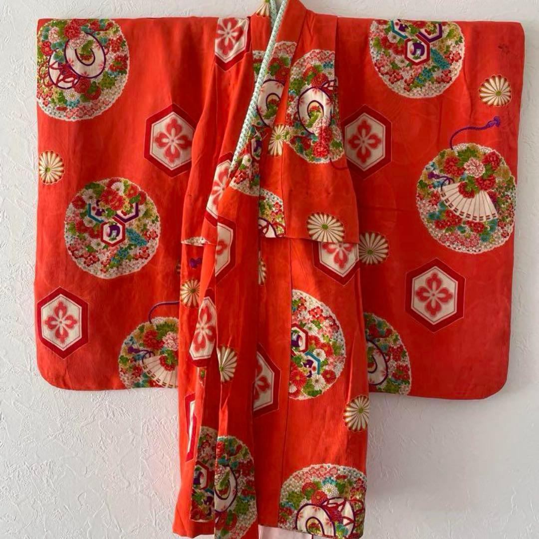 【6/6までのお値下げ！】七五三　３歳　アンティーク着物セット　フルセット