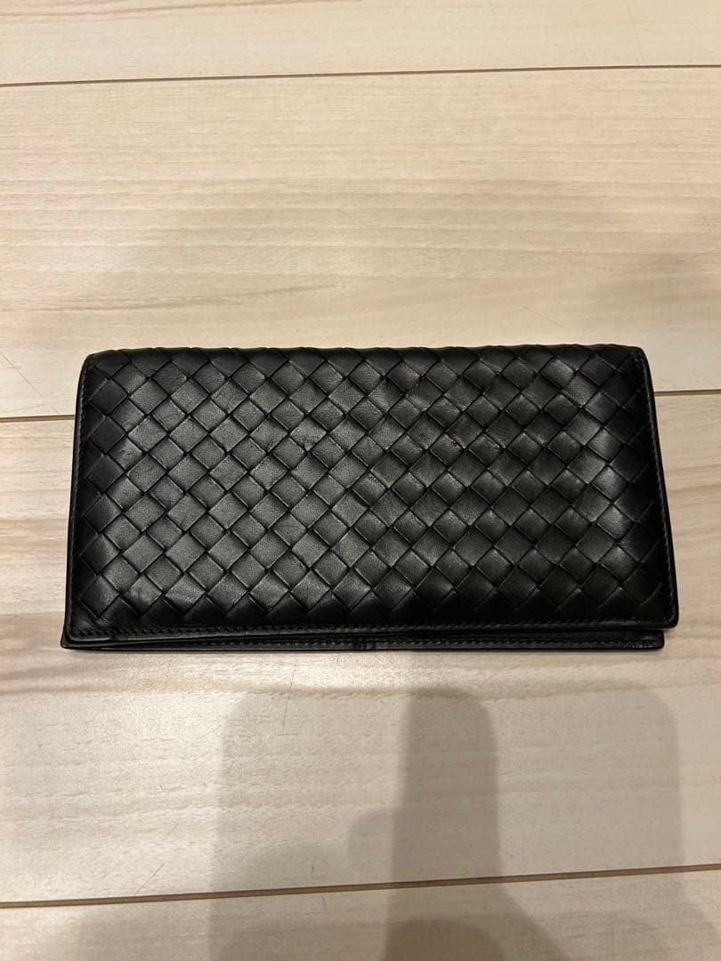 ボッテガヴェネタ 長財布 二つ折り ブラック