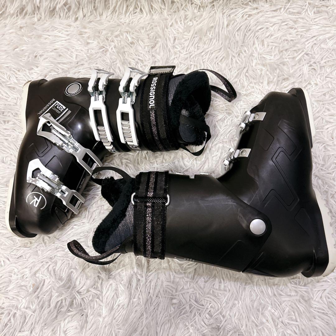 【美品】ROSSIGNOL PURE COMFORT スキーブーツ ブラック