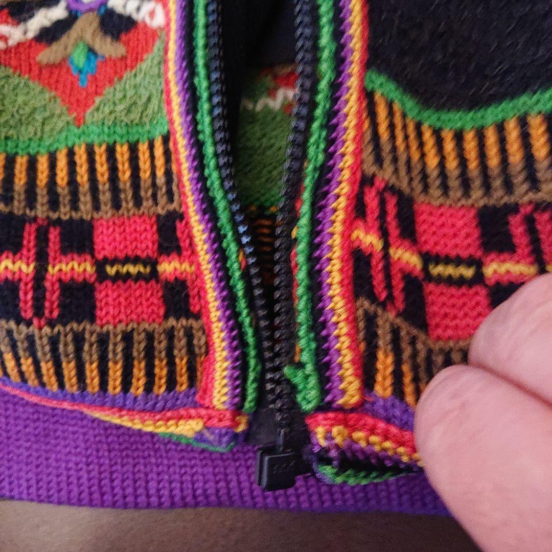 フィッチェウォーモヨシユキコニシニットコート刺繍がゴージャス 値下げ不可