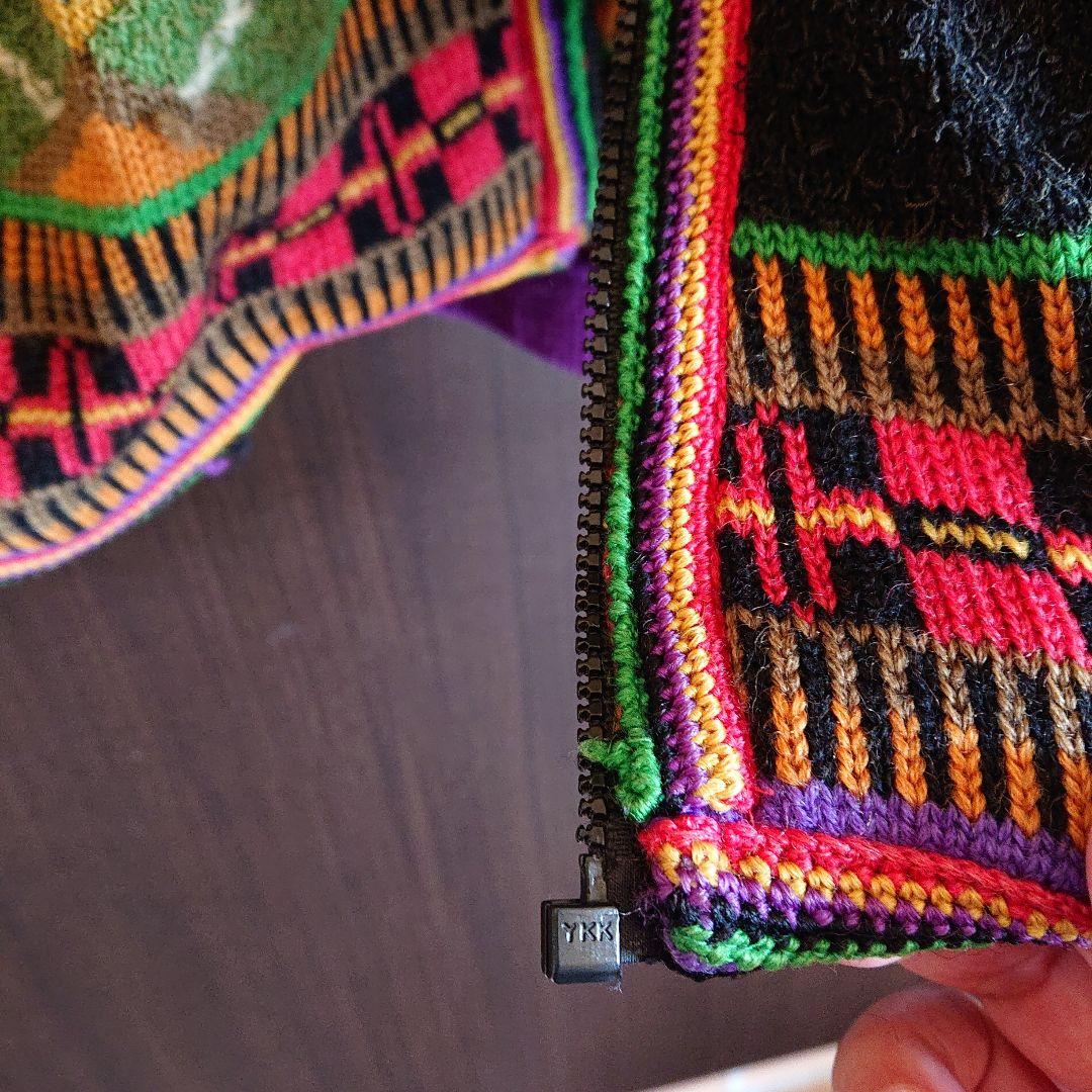 フィッチェウォーモヨシユキコニシニットコート刺繍がゴージャス 値下げ不可