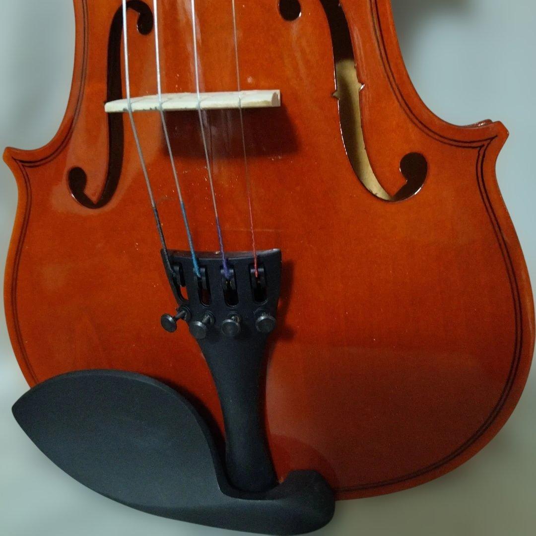 ♥新品未使用バイオリン4/4』♥初心者大人用♥メンテ済み♥弓、ケ―ス、松脂付き