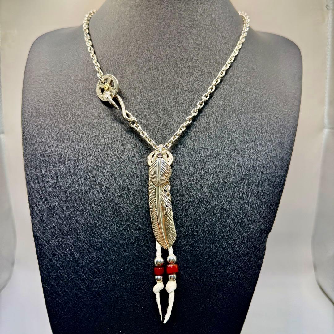 美品　タディ&キング　上銀フェザーLL ネックレスセット