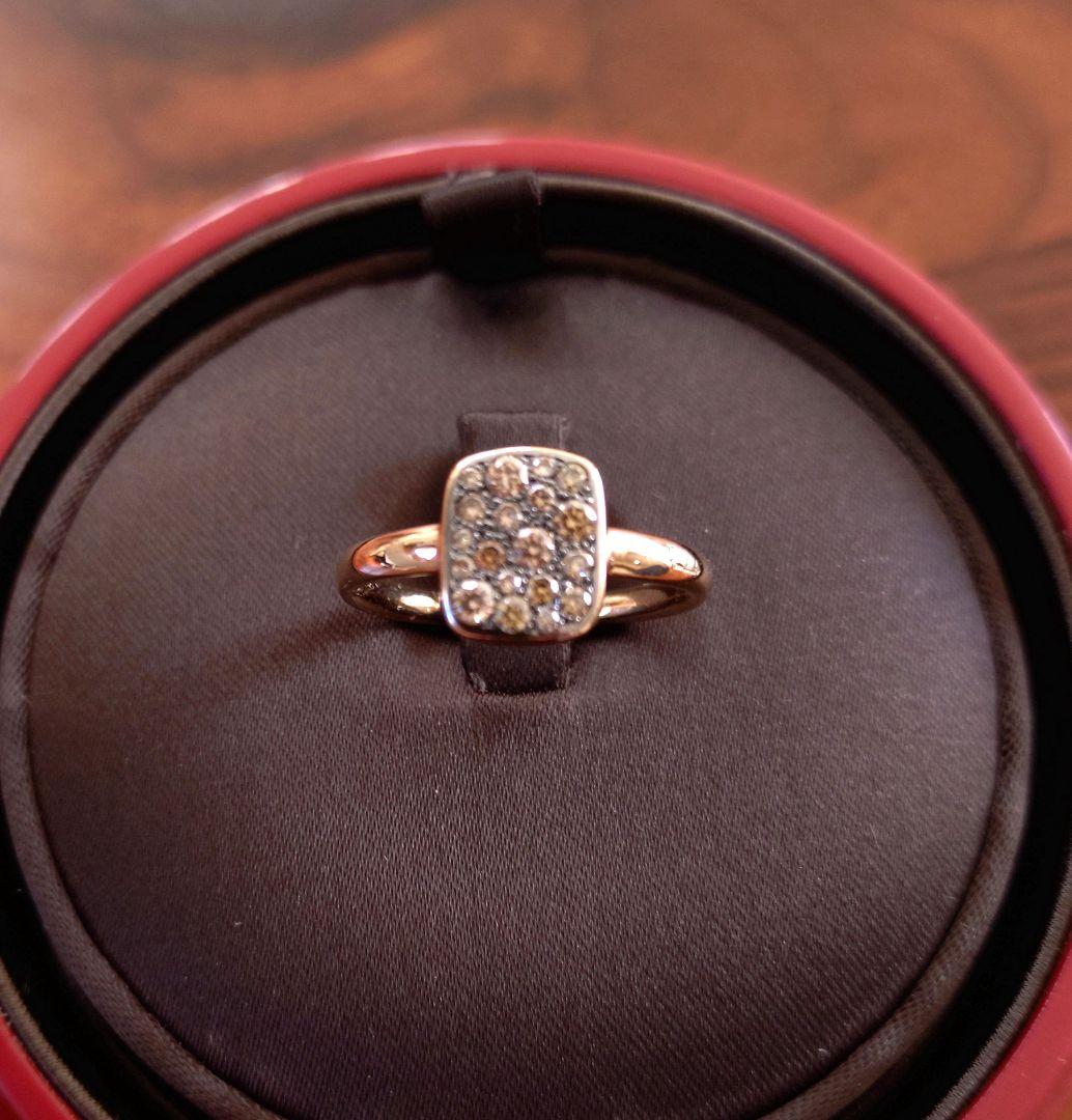 ポメラート　サッビアリング　ブラウンダイヤ54　pomellato