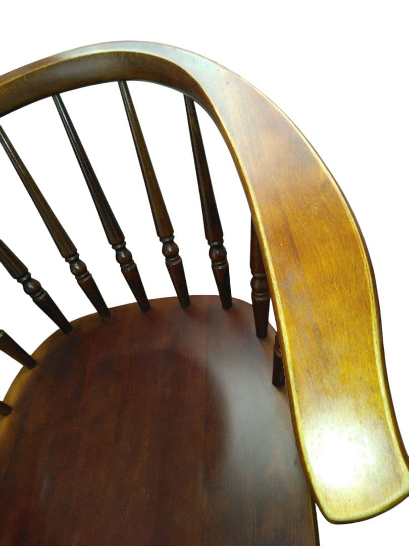 【送料無料】柏木工 アームチェア 木製 ブラウン