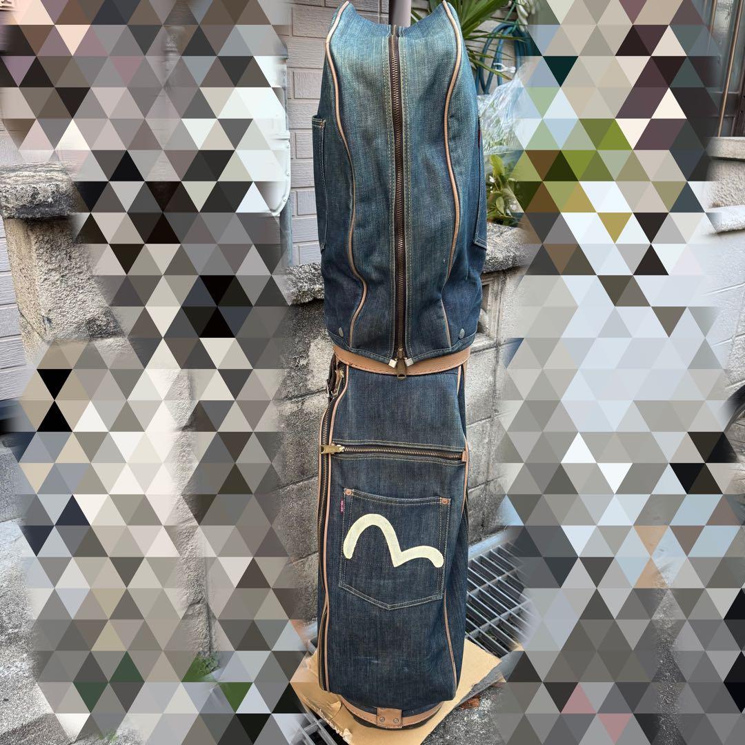 希少☆ EVISU エヴィス　ゴルフ　 デニム　キャディバッグ　初期モデル