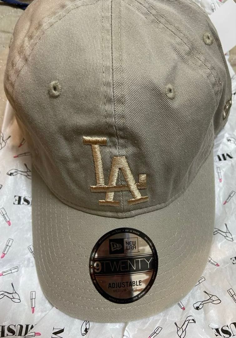 New Era 9TWENTY LAキャップ ベージュ