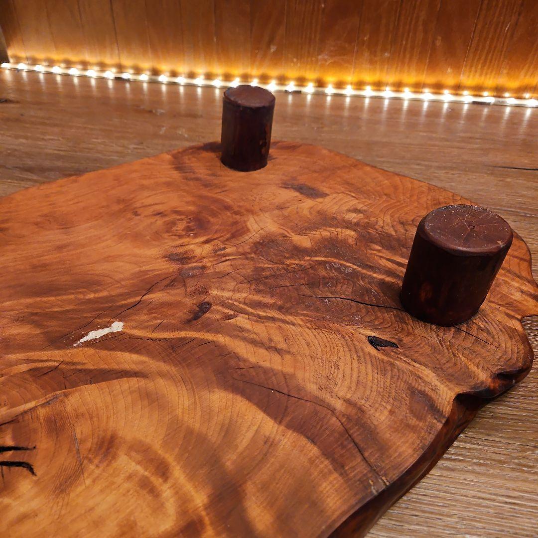 世界遺産 屋久杉 ハンドメイド 台 花台 ディスプレイ台 無垢天然木 一点もの