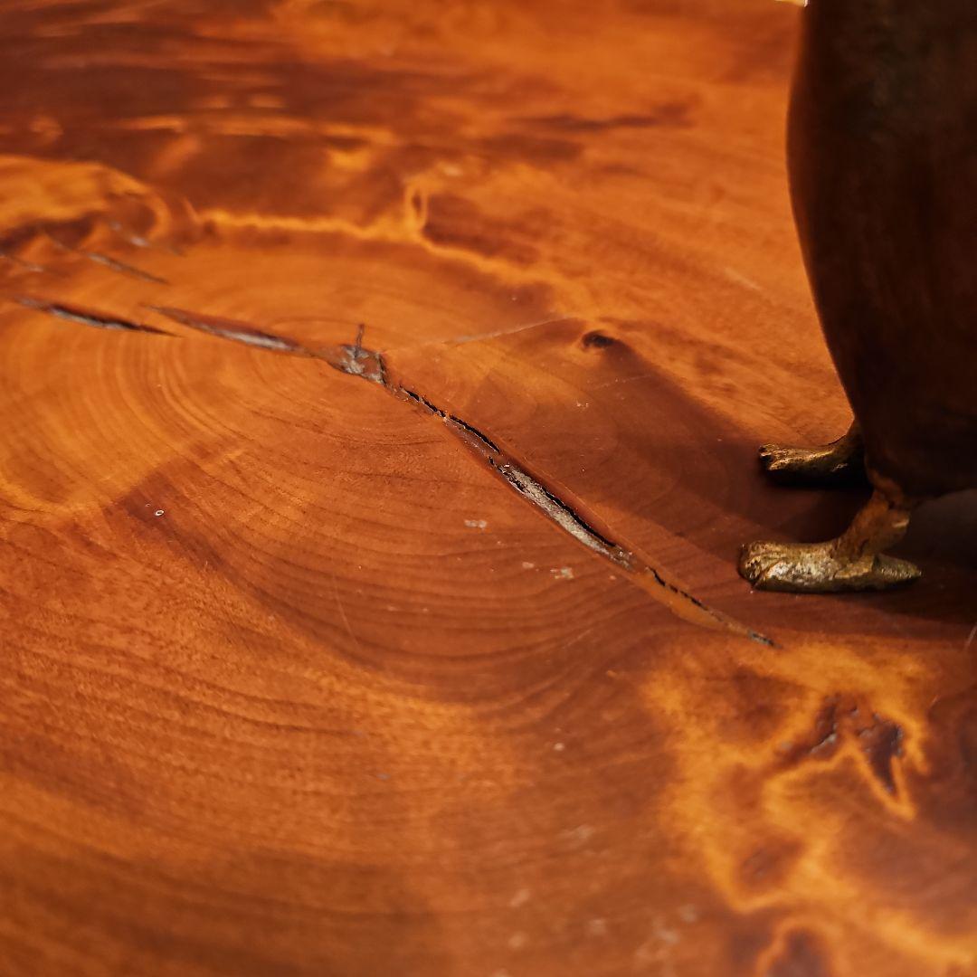 世界遺産 屋久杉 ハンドメイド 台 花台 ディスプレイ台 無垢天然木 一点もの