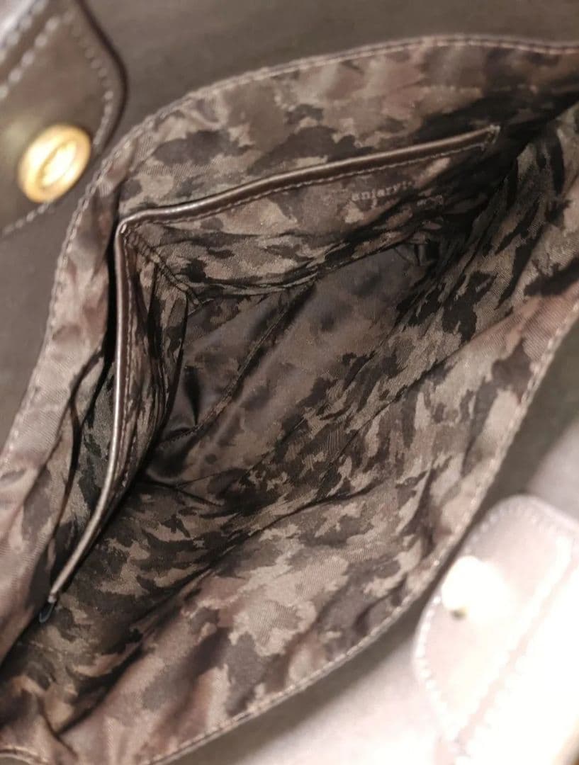 アニアリ aniary 01-02018 縦型レザートート ダークブラウン