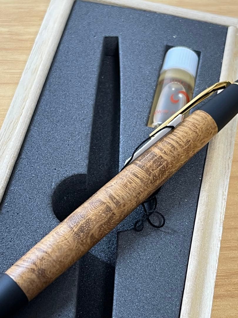 野原工芸　特上チーク瘤　シャープペンシル　固定式口金つき