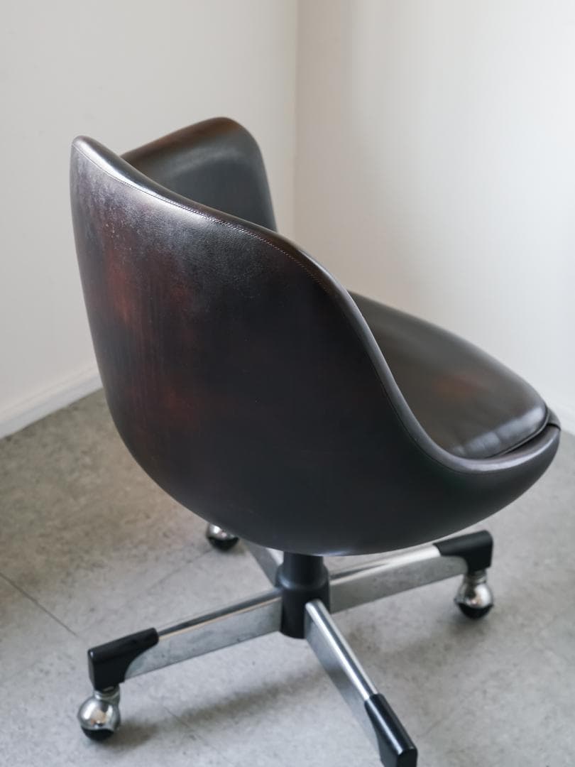 60-70's ヴィンテージ キャスターチェア ミッドセンチュリー 昭和レトロ