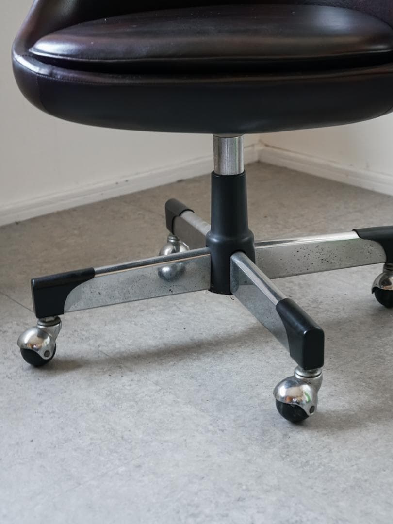 60-70's ヴィンテージ キャスターチェア ミッドセンチュリー 昭和レトロ