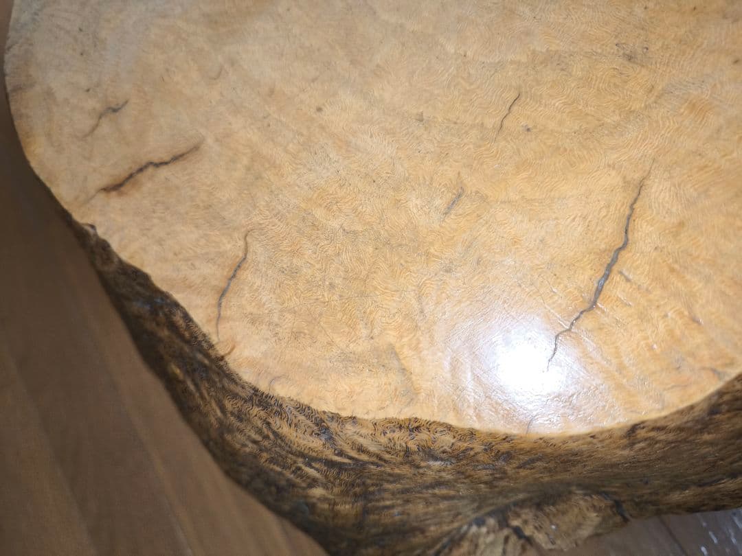 座卓　瘤　玉杢　ちゃぶ台　机　瘤杢　杢　一枚板　家具