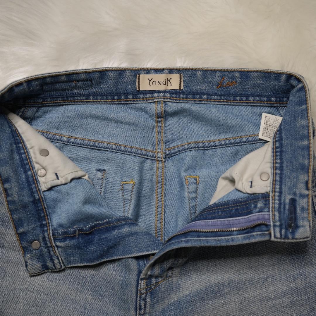 ✨美品✨ヤヌーク Lea ボーイズストレートデニム サイズ24 レア