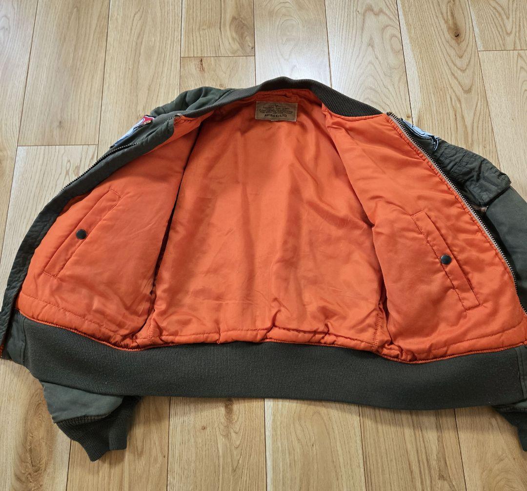 AVIREX×Disney MA-1 ミッキーマウス フライトジャケット