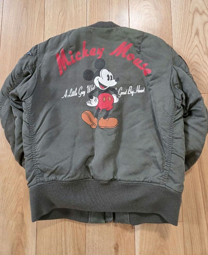 AVIREX×Disney MA-1 ミッキーマウス フライトジャケット