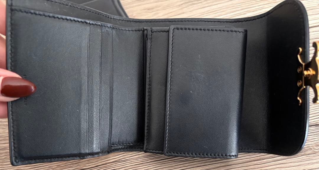【セリーヌ早い者勝ち‼️】CELINE セリーヌ財布 &カードケースブラック2点