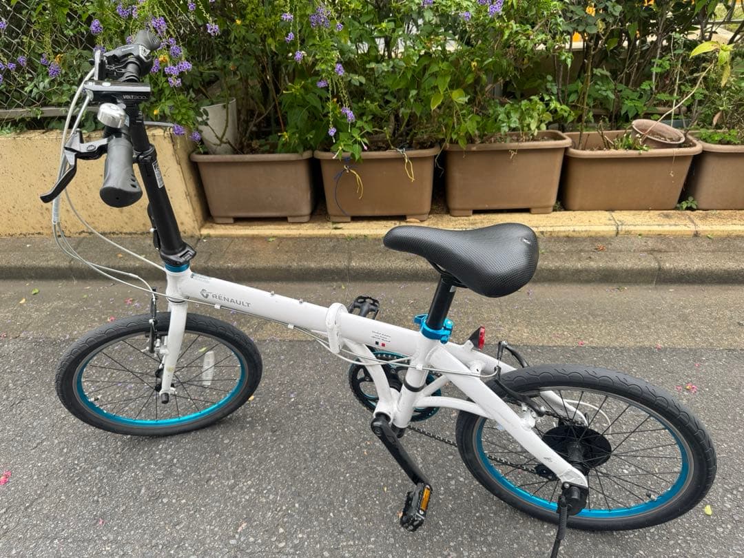 RENAULT LIGHT10 20インチ折りたたみ自転車 ホワイト