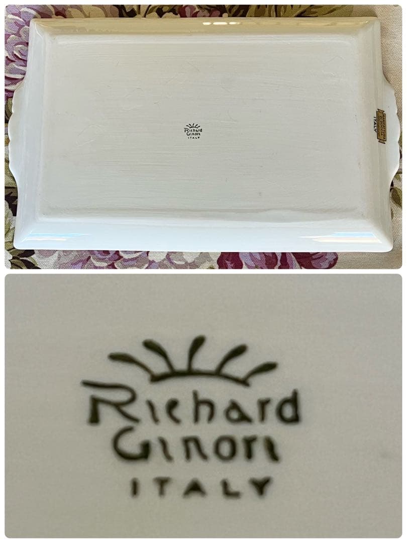 【希少品】イタリア製　リチャードジノリ★フィレンツェ★スクエアプレート