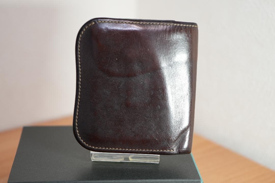 サドルプルアップ　スパンカー1　ラストクロップス　チョコ　二つ折り財布