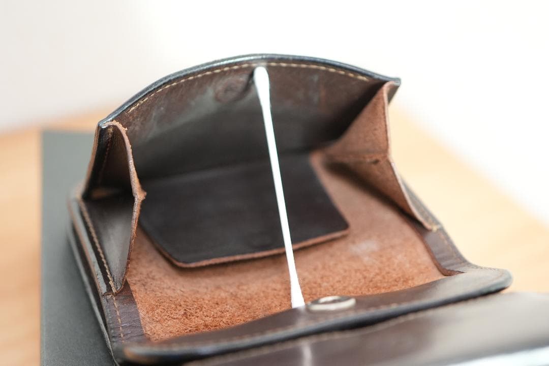 サドルプルアップ　スパンカー1　ラストクロップス　チョコ　二つ折り財布